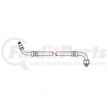A22-49269-009 by FREIGHTLINER - A/C Hose Assembly - #10/#12