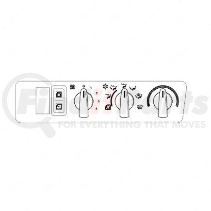 A22-52127-012 by FREIGHTLINER - Control - Heater and Air Conditioning