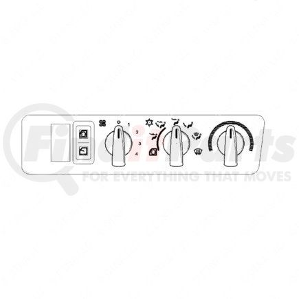 A22-52127-012 by FREIGHTLINER - Control - Heater and Air Conditioning