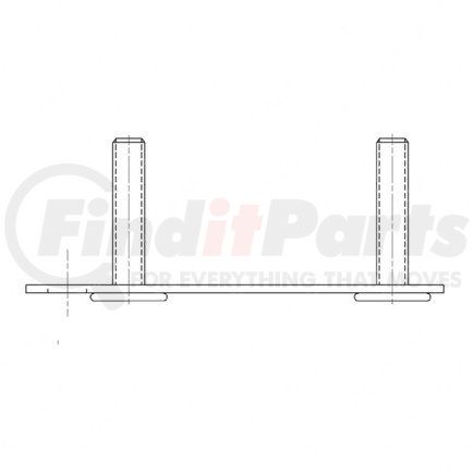 A22-41004-004 by FREIGHTLINER - Antenna Mounting Kit - Stainless Steel, 0.07 in. THK