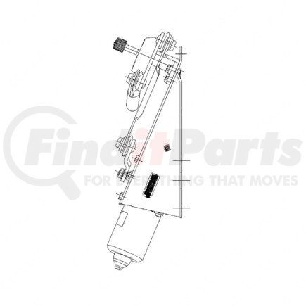 A22-42487-006 by FREIGHTLINER - Windshield Wiper Linkage