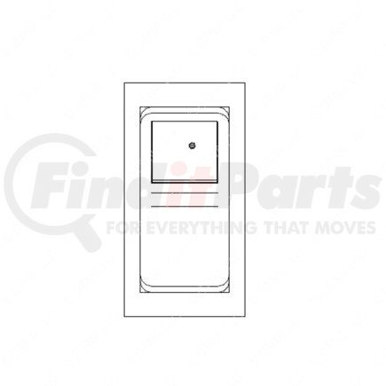 A22-41425-015 by FREIGHTLINER - Rocker Switch - Rpm Control, Inc/Dec