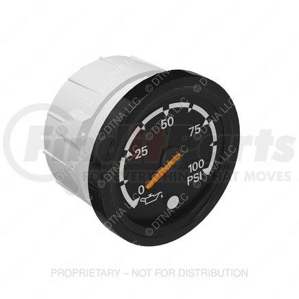 A22-54077-001 by FREIGHTLINER - Engine Oil Pressure Gauge - 1.63 in. Length