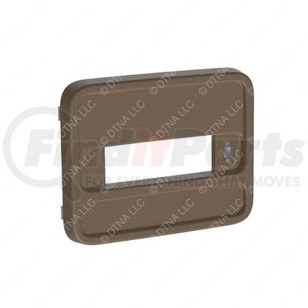 A22-57115-000 by FREIGHTLINER - Console Cover Plate - ABS, Dark Taupe, 483.3 mm x 390.9 mm