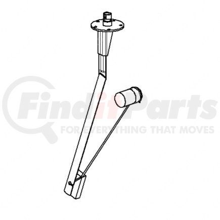 A22-57145-001 by FREIGHTLINER - Fuel Tank Sending Unit - Zinc-Plated, 2.59 in. Dia.