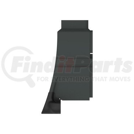 A2252166002 by FREIGHTLINER - Truck Fairing - Polyamide and PolypheNylon Ether, Silhouette Gray, 513.8 mm x 266.4 mm