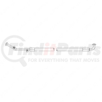 A22-52177-329 by FREIGHTLINER - A/C Hose - #10/12, 30/90 deg, 33.86 in.