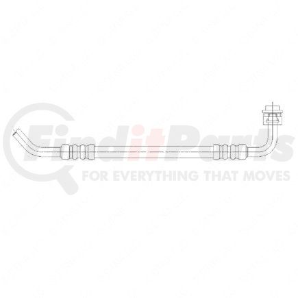 A22-53330-001 by FREIGHTLINER - A/C Hose - #8, 42/90 deg, 20.87 in., Assembly