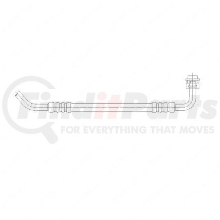 A2253330005 by FREIGHTLINER - A/C Hose - #8, 42/90 deg, 41.25 in.