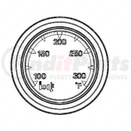 A2254076102 by FREIGHTLINER - Transmission Temperature Gauge