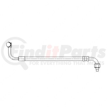 A22-60084-000 by FREIGHTLINER - A/C Hose Assembly - #10/#12