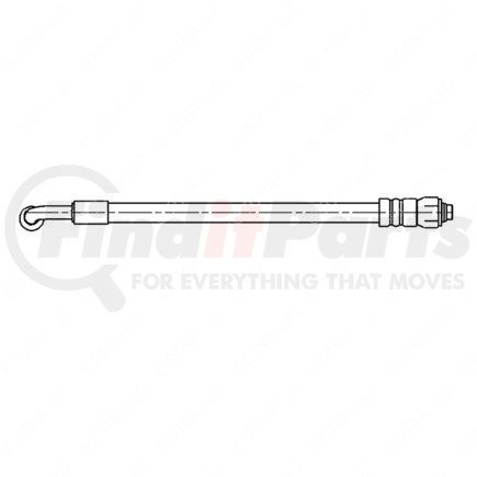 A22-60084-001 by FREIGHTLINER - A/C Hose Assembly - #10/#12