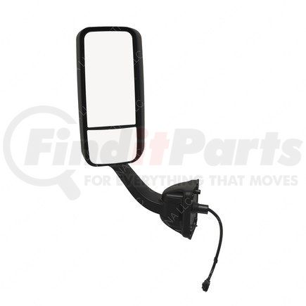 A22-61257-015 by FREIGHTLINER - Door Mirror - Assembly, Rearview, Outer, Main, Bright, Ambient Air Temperature, Heavy Duty Engine Platform, Left Hand