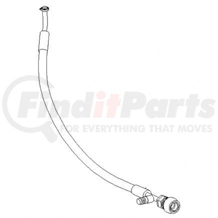 A22-58204-005 by FREIGHTLINER - A/C Refrigerant Hose Fitting