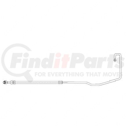 A22-58539-000 by FREIGHTLINER - A/C Hose Assembly - H01 to Condenser