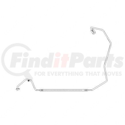 A22-58540-001 by FREIGHTLINER - A/C Hose Assembly - H02 to Condenser