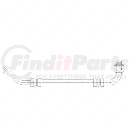 A2259072015 by FREIGHTLINER - A/C Hose Assembly - Black, Steel Tube Material