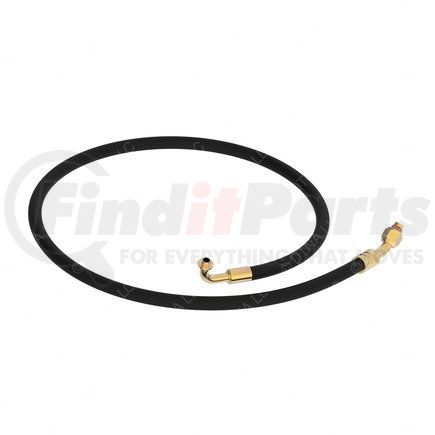 A22-59078-018 by FREIGHTLINER - A/C Hose Assembly - Black, Steel Tube Material