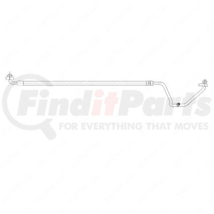 A22-59079-010 by FREIGHTLINER - A/C Hose Assembly - Black, Steel Tube Material