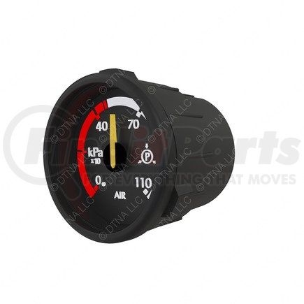 A22-63139-510 by FREIGHTLINER - Brake Pressure Gauge - Air Pressure, Primary, Export, Bright