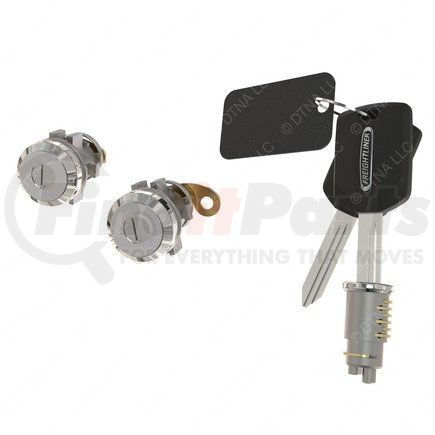A22-63159-136 by FREIGHTLINER - Door and Ignition Lock Set - with Key Code FT1011