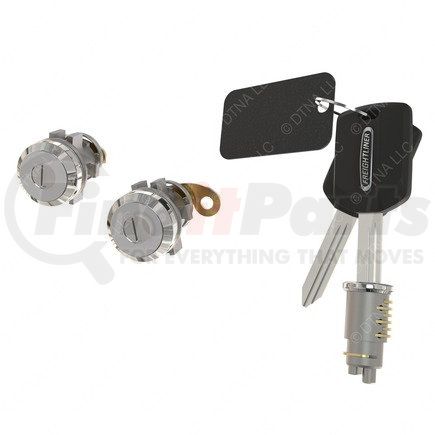 Freightliner A22-63159-142 Door and Ignition Lock Set Door and Ignition Lock Set - with Key Code FT1017