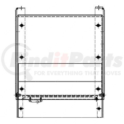 A22-63756-301 by FREIGHTLINER - Tractor Trailer Tool Box - E-Coated