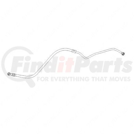 A22-62576-000 by FREIGHTLINER - A/C Hose Assembly - Condenser to Evaporator