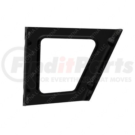 A22-62830-000 by FREIGHTLINER - Fender Bracket - Black, 8.24 in. x 6.74 in.