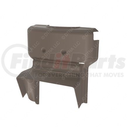 A22-62867-001 by FREIGHTLINER - Steering Column Cover - Thermoplastic Olefin, Dark Brown, 316 mm x 290.66 mm