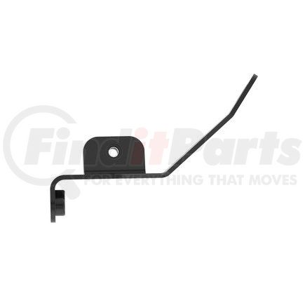 A22-65477-000 by FREIGHTLINER - Roof Air Deflector Mounting Bracket - Left Side, Steel, Black, 0.12 in. THK