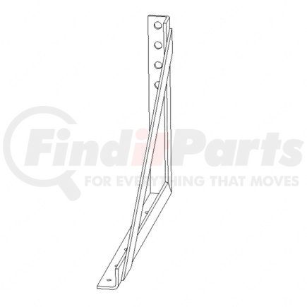 A22-65491-102 by FREIGHTLINER - Tractor Trailer Tool Box - Right Side, Steel, 0.25 in. THK