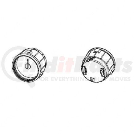 A22-66352-136 by FREIGHTLINER - Transmission Temperature Gauge - 1.58 in. Length