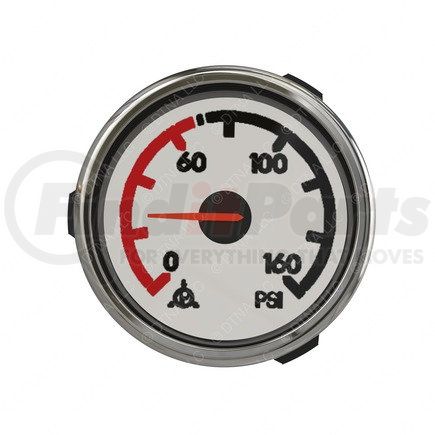 A22-66355-000 by FREIGHTLINER - Brake Pressure Gauge - Air Pressure, Primary, US, Black