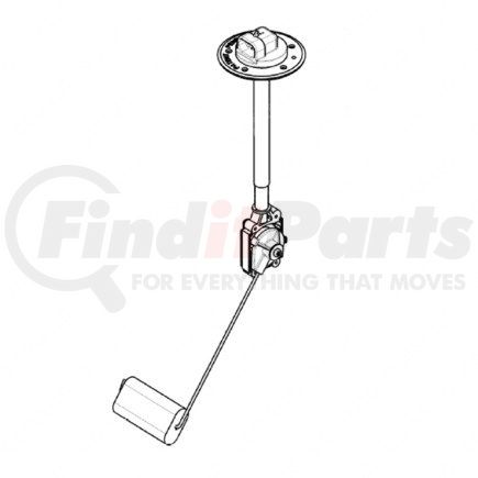 A22-66426-004 by FREIGHTLINER - Fuel Tank Sending Unit - 379.47 mm Length