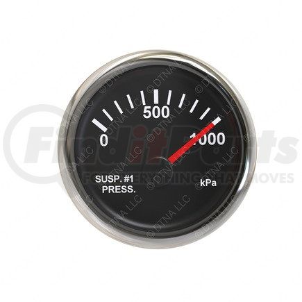 A2266471002 by FREIGHTLINER - Brake Pressure Gauge - Suspension Pressure 1, Bright, KPA, Electric