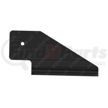 A22-64593-000 by FREIGHTLINER - Cab Assist Handle Bracket - Steel, Black, 0.19 in. THK