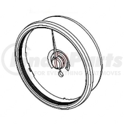 A22-68030-000 by FREIGHTLINER - Tachometer Gauge - 1.65 in. Height