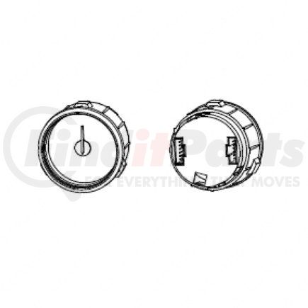 A2266832002 by FREIGHTLINER - Differential Temperature Gauge - 40.10 mm Length