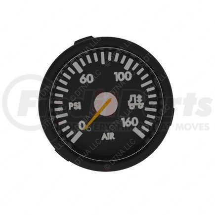 A22-66876-003 by FREIGHTLINER - Brake Pressure Gauge - Air Pressure, Suspension, US, Black