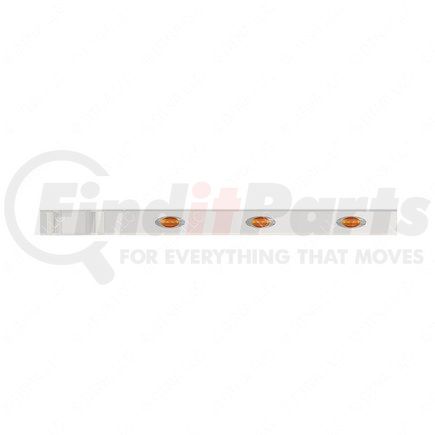 A22-67210-000 by FREIGHTLINER - Valance Panel - Left Side, Stainless Steel, 1595.79 mm x 134.75 mm, 0.91 mm THK