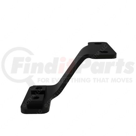 A22-67393-000 by FREIGHTLINER - Air Suspension Compressor Line Bracket - Steel, Black, 4.34 mm THK