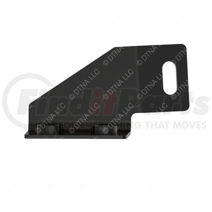 A22-69298-001 by FREIGHTLINER - Side Fairing Extender Bracket - Right Side, Steel, Black, 1.9 mm THK