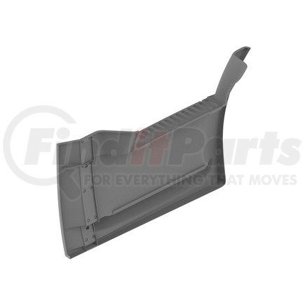 A22-69473-108 by FREIGHTLINER - Truck Fairing - Left Side, Thermoplastic Olefin, Silhouette Gray, 4 mm THK