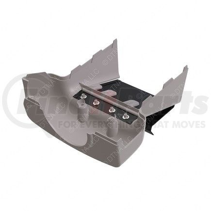 A22-69536-000 by FREIGHTLINER - Steering Column Cover - Thermoplastic Olefin, Shale Gray, 316.42 mm x 215.6 mm