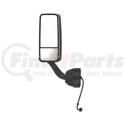 A22-69637-017 by FREIGHTLINER - Door Mirror - Assembly, Rearview, Outer, Bright, Heavy Duty Engine Platform, Left Hand