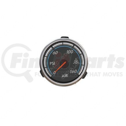 A22-71047-000 by FREIGHTLINER - Brake Pressure Gauge - Air Pressure, Instrument Cluster Unit 4 Mechanical, Air, Black