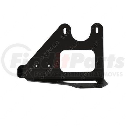 A22-69970-001 by FREIGHTLINER - Roof Air Deflector Mounting Bracket - Right Side, Steel, Black, 0.16 in. THK