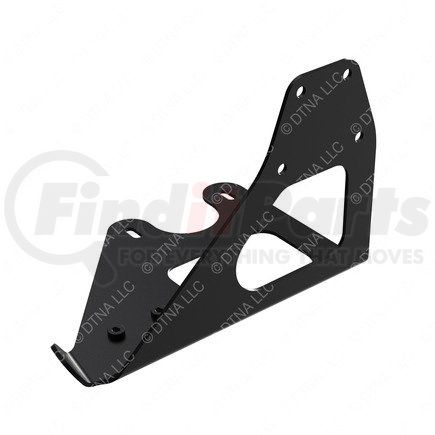 A22-69970-003 by FREIGHTLINER - Roof Air Deflector Mounting Bracket - Right Side, Steel, Black, 0.16 in. THK