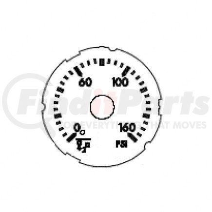 A22-71049-103 by FREIGHTLINER - Gauge - Liftable Axle, ICU4Me, 2, Bright